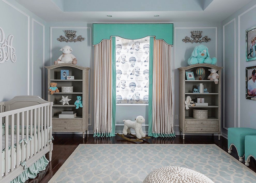 Классические шторы для детской могут стать главным украшением комнаты